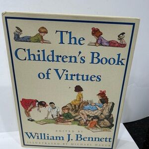 AS IF NEVER OPENED- 1995 THE CHILDRENS BOOK OF VIRTUES- HARDBACK